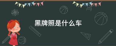 ​黑牌照是啥意思(国内黑牌照是什么意思)
