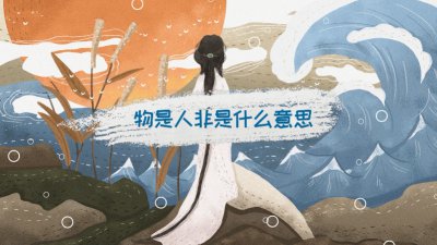 ​物是人非的意思（物是人非比喻什么）