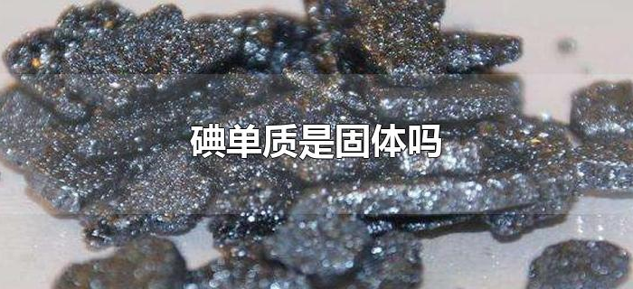 碘单质是固体吗