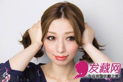 2款国字脸韵味扎发发型图解（12款国字脸女生修颜扎发）