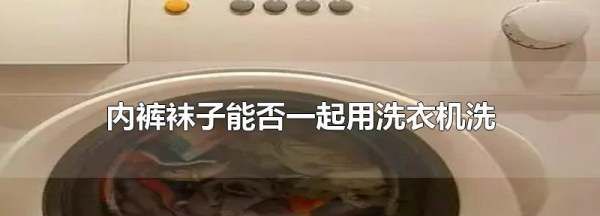 袜子和内裤可以一起洗衣机洗,袜子内裤是否可以放在洗衣机里面一起洗放消毒液图2
