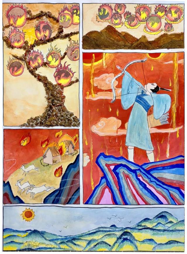 世界著名儿童画作品欣赏（创世神话童画中华）(4)