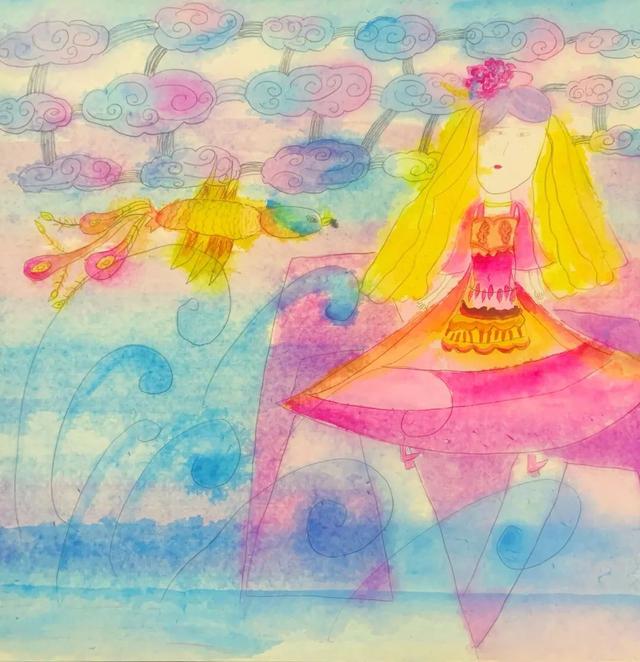 世界著名儿童画作品欣赏（创世神话童画中华）(8)