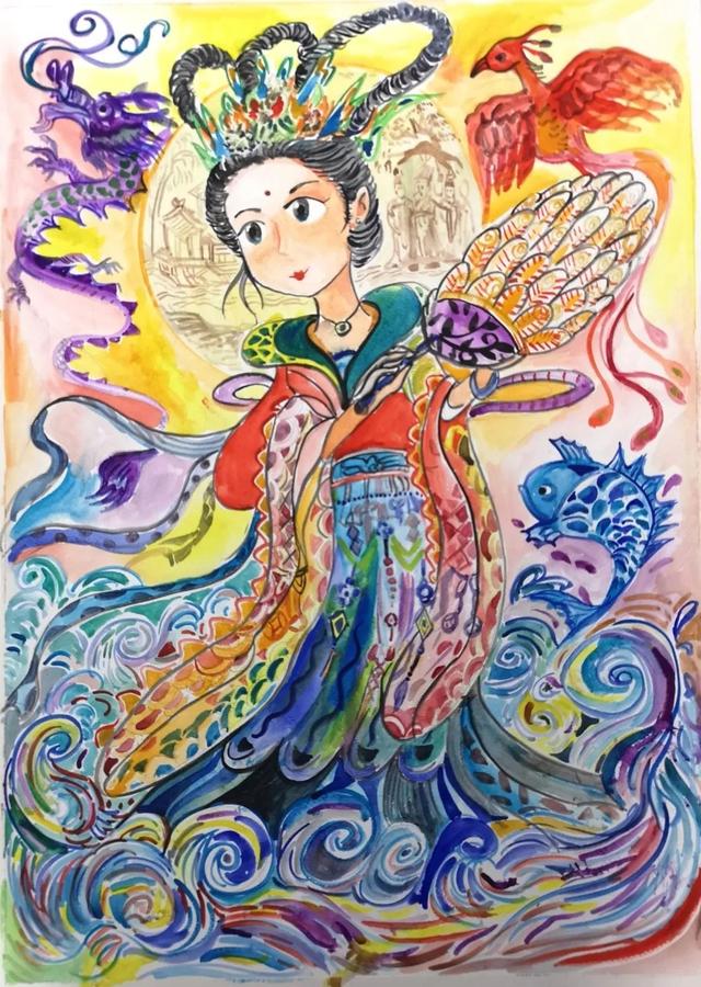 世界著名儿童画作品欣赏（创世神话童画中华）(9)