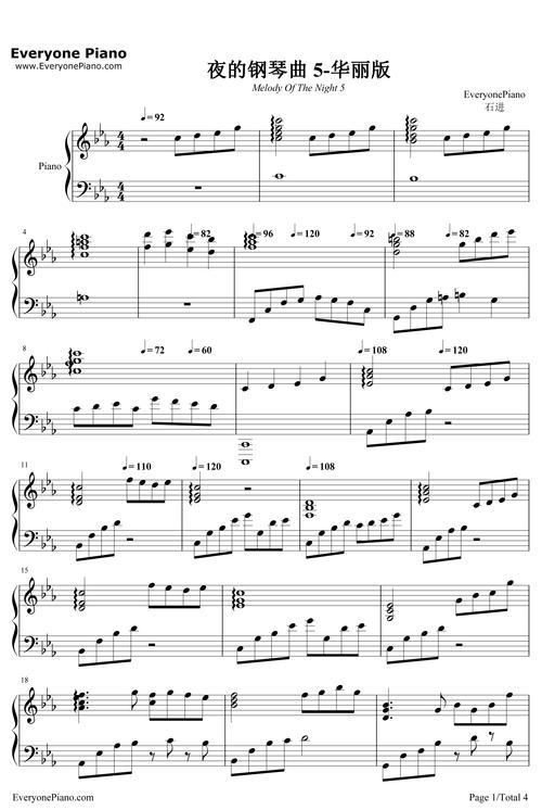 5首最好听的钢琴曲（世界上最好听的钢琴曲全集收录）