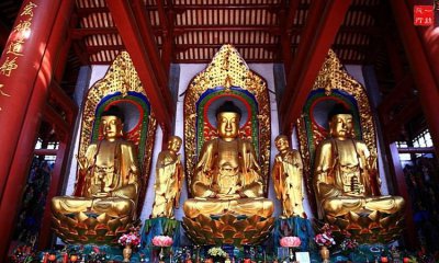 ​大雄宝殿内有哪三尊佛，泉州开元寺的大雄宝殿内有哪三尊佛？