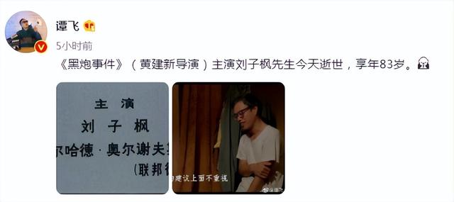刘子枫人物简介（老戏骨刘子枫逝世）(1)