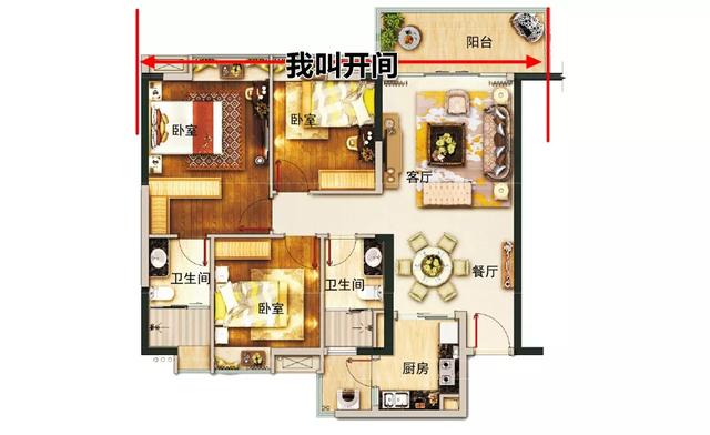 户型图结构分析与讲解（教你一眼看懂户型图）(10)