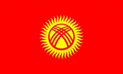 ​中亚地形地图高清版大图（吉尔吉斯共和国）