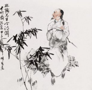 ​水墨画墨竹图的作者是谁（画竹千古第一人郑板桥介绍）