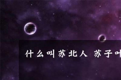 ​苏北人在全国的名声