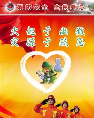 关于消防安全的口号标语四字