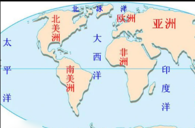 四大洋五大洲是哪些,四大洲五大洋分别是哪些地方?图2