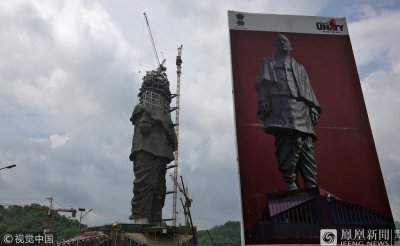 ​印度耗资28亿造“世界最高”塑像（图）