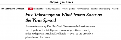 ​美国新冠肺炎病毒暴发！特朗普为什么抗疫波折