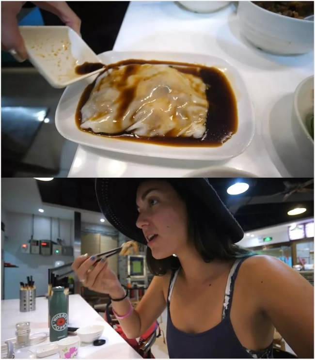 ▲Poppy喜佳的肠粉（视频截图）