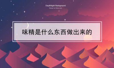 ​味精是什么东西做出来的