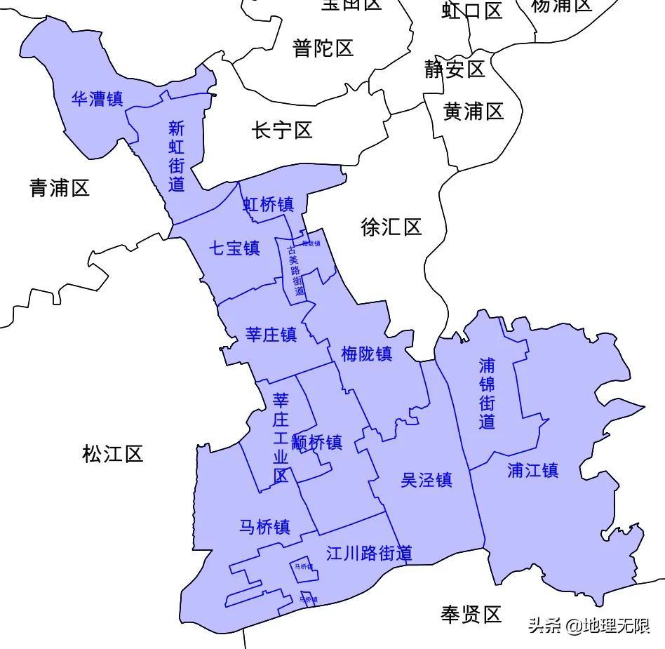 闵行是市区吗还是郊区(闵行区面积多大)