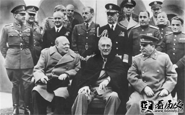 雅尔塔会议旧照