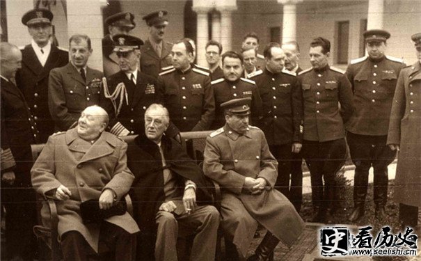 雅尔塔会议图片