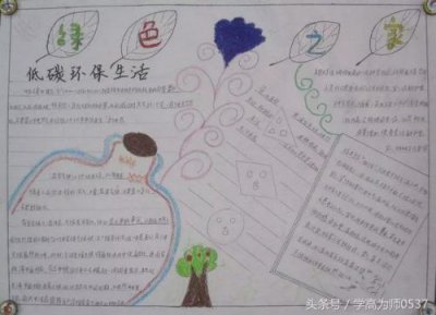 ​手抄报 简单 小学生，鲁班手抄报简单小学生