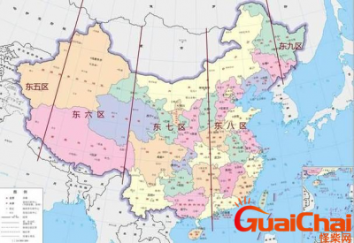 ​中国时区划分图是什么？中国时区分布图简图