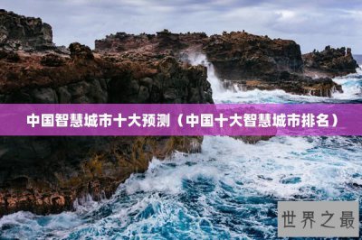 ​中国智慧城市十大预测（中国十大智慧城市排名）