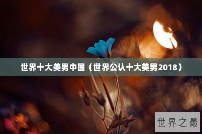 ​世界十大美男中国（世界公认十大美男2018）