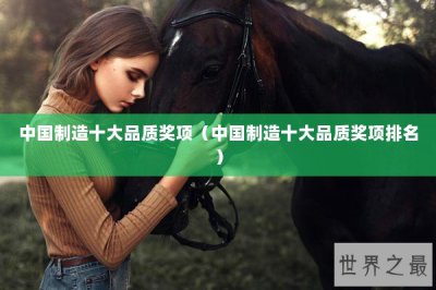 ​中国制造十大品质奖项（中国制造十大品质奖项排名）
