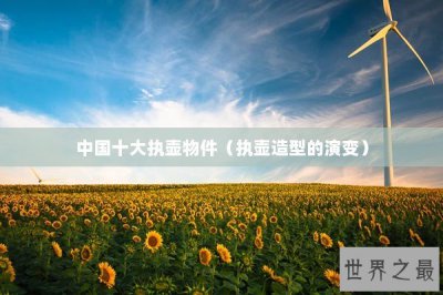 ​中国十大执壶物件（执壶造型的演变）