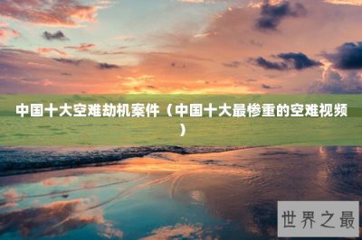 ​中国十大空难劫机案件（中国十大最惨重的空难视频）