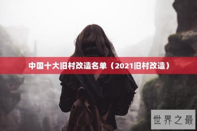 ​中国十大旧村改造名单（2021旧村改造）