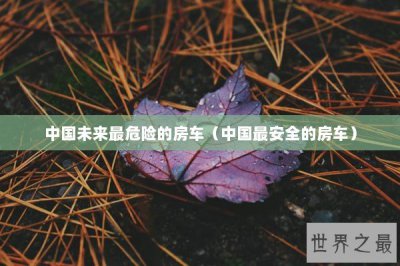 ​中国未来最危险的房车（中国最安全的房车）