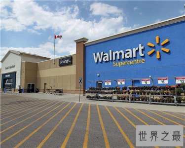 ​世界上最大的十个公司，沃尔玛230万名员工（世界500强第1位）