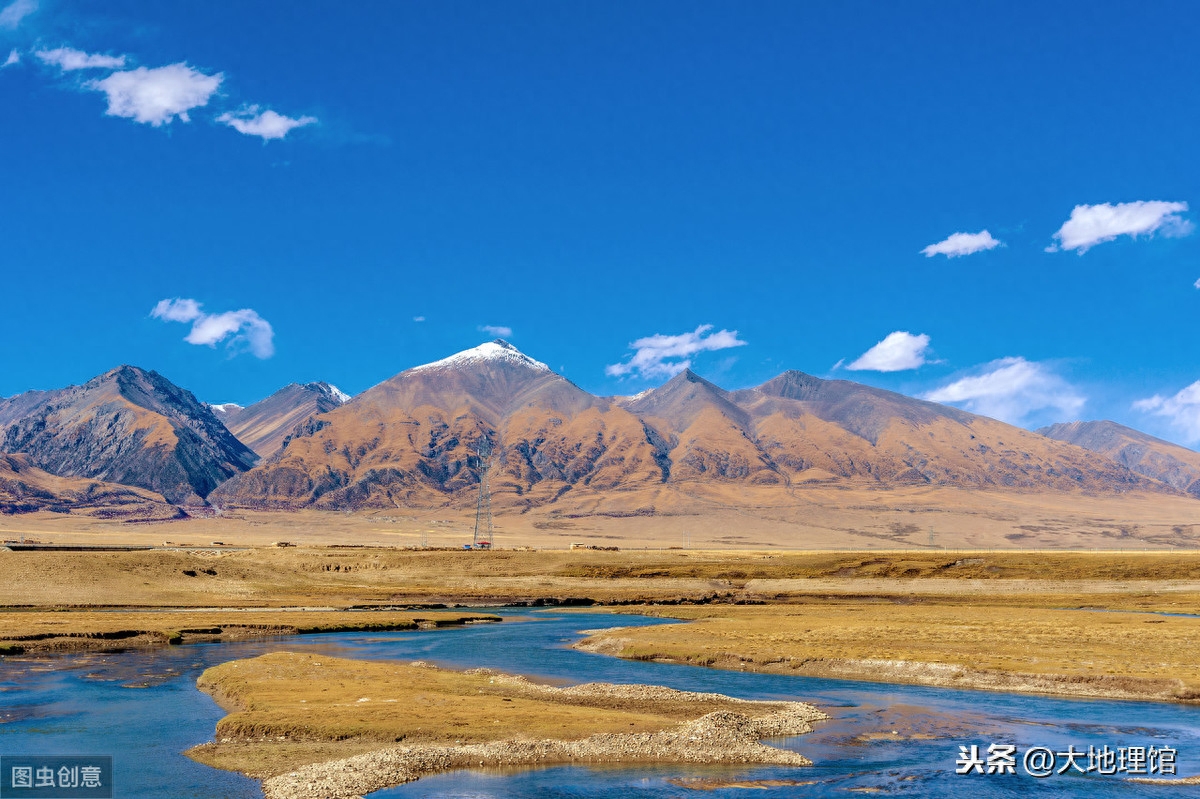 地图看中国四大高原：内蒙古高原、黄土高原、云贵高原、青藏高原