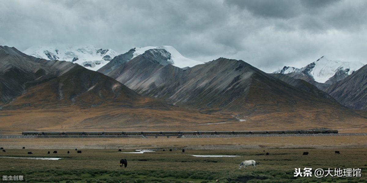 地图看中国四大高原：内蒙古高原、黄土高原、云贵高原、青藏高原