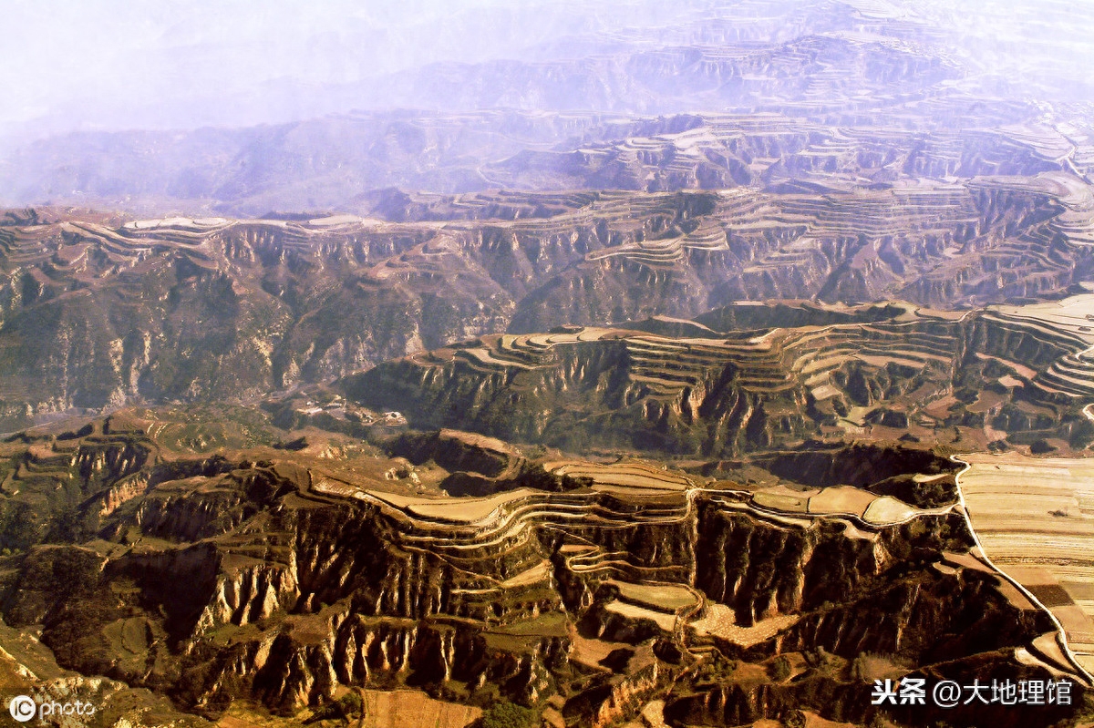 地图看中国四大高原：内蒙古高原、黄土高原、云贵高原、青藏高原