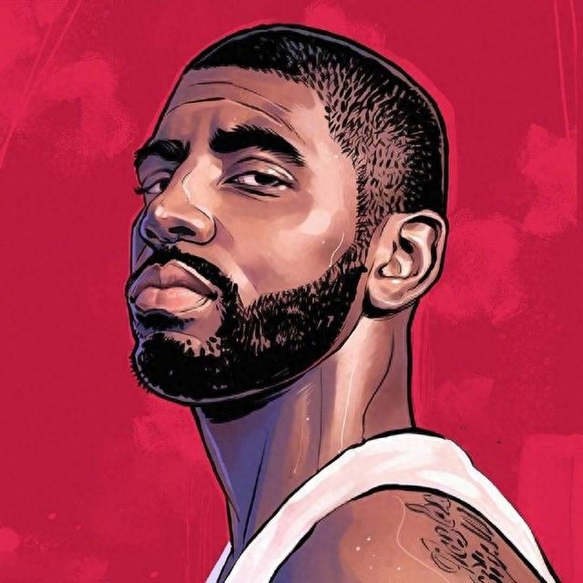 组图：国外网友制作的一组NBA球星炫酷漫画头像，你喜欢吗？