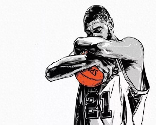 组图：国外网友制作的一组NBA球星炫酷漫画头像，你喜欢吗？