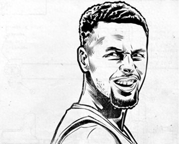 组图：国外网友制作的一组NBA球星炫酷漫画头像，你喜欢吗？