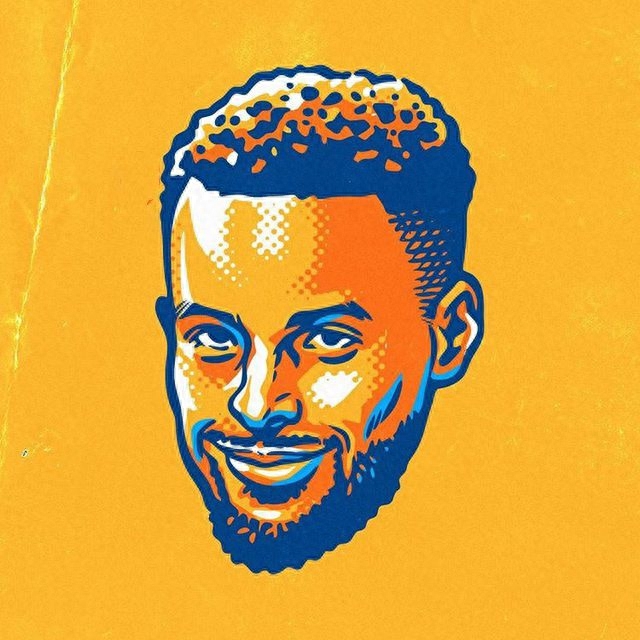 组图：国外网友制作的一组NBA球星炫酷漫画头像，你喜欢吗？