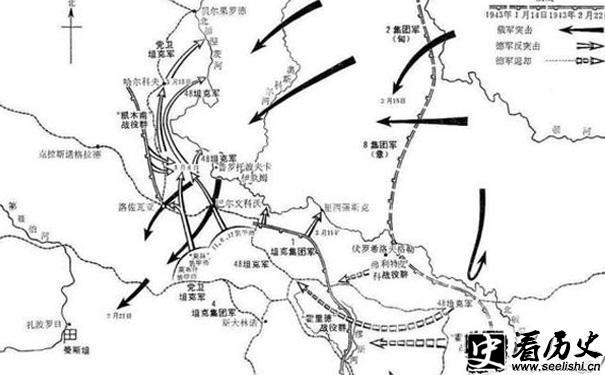 高加索战役行军图