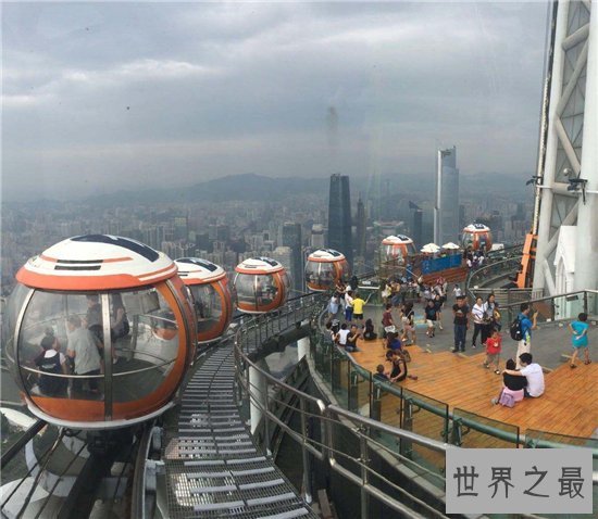 世界上最高的跳楼机,500米的广州塔顶带你体验酣畅淋漓!