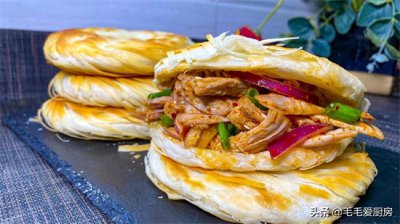 ​肉夹馍饼怎么做？原来这么简单，成本不到2元，在家就能做