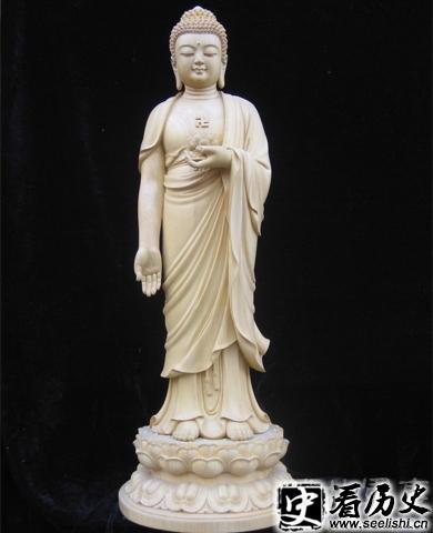 阿弥陀佛木雕