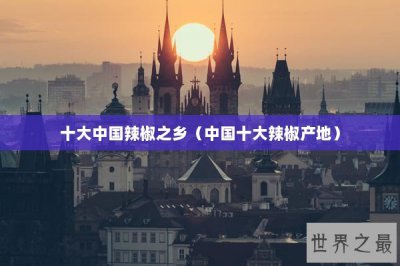 ​十大中国辣椒之乡（中国十大辣椒产地）