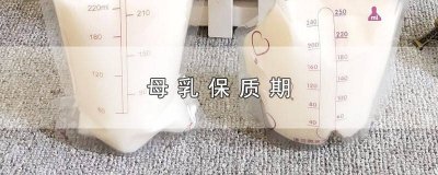 ​母乳冷冻保质期几个月 冷冻六个月的母乳
