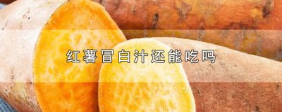 ​红薯冒白汁还能吃吗有毒吗 红薯冒白汁还能吃吗图片