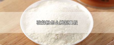 ​驼奶粉怎么辨别真假图解 驼奶粉怎么看真假