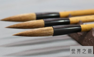 ​世界上最早的笔，中国毛笔（距今约有3500年）